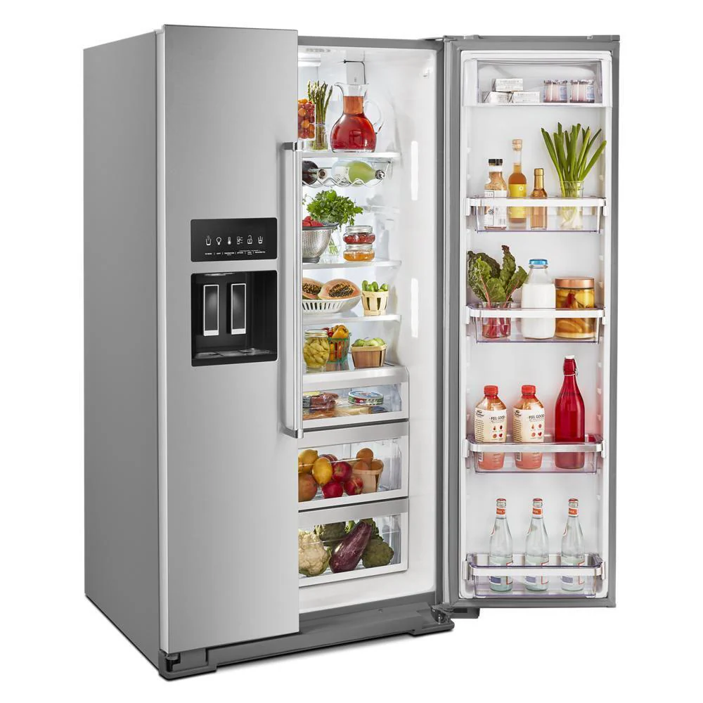 Kitchenaid KRSF705HPS 24.8 cu ft. Side-by-Side Refrigerator with Exterior Ice and Water and PrintShield™ finish - Image 11