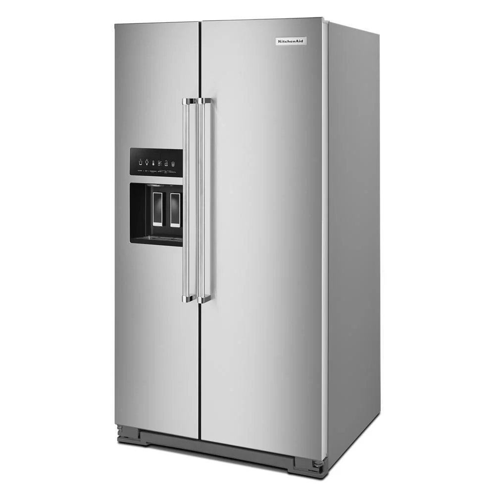 Kitchenaid KRSF705HPS 24.8 cu ft. Side-by-Side Refrigerator with Exterior Ice and Water and PrintShield™ finish - Image 3