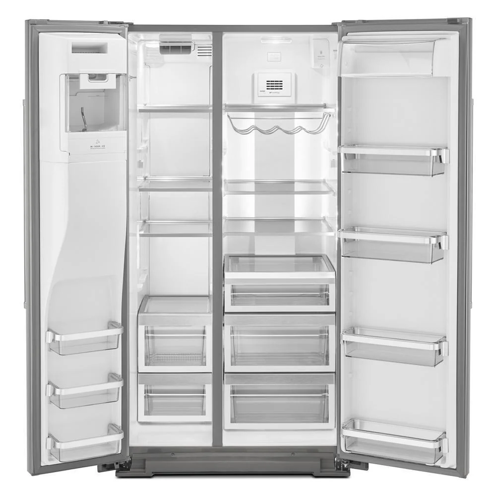 Kitchenaid KRSF705HPS 24.8 cu ft. Side-by-Side Refrigerator with Exterior Ice and Water and PrintShield™ finish - Image 8