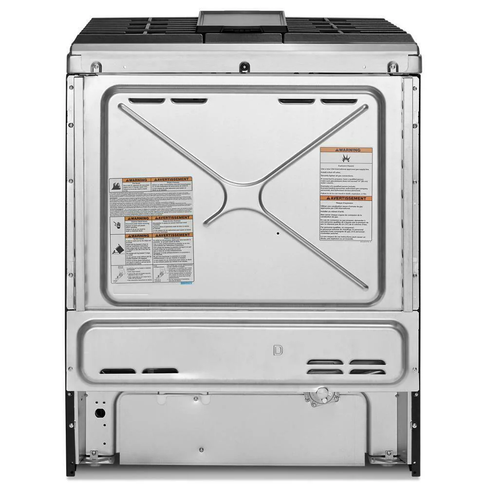Kitchenaid KSDB900ESS 30-Inch 5-Burner Dual Fuel Convection Slide-In Range with Baking Drawer - Image 4