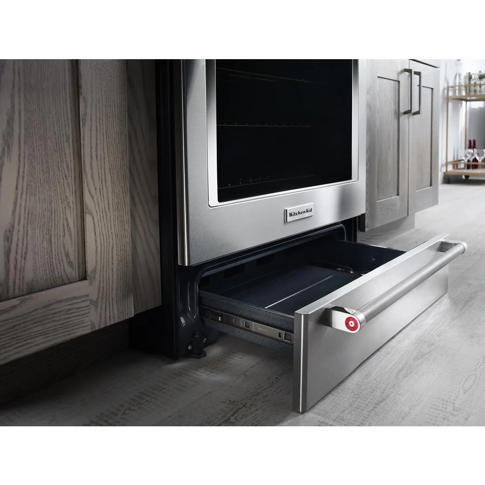 Kitchenaid KSEB900ESS 30-Inch 5-Element Electric Convection Slide-In Range with Baking Drawer - Image 5