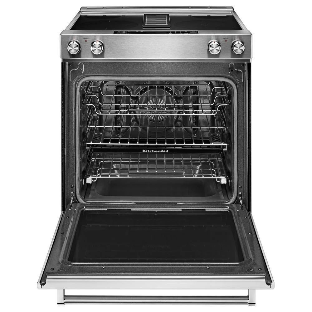 Kitchenaid KSEG950ESS 30-Inch 4-Element Electric Downdraft Slide-In Range - Image 4