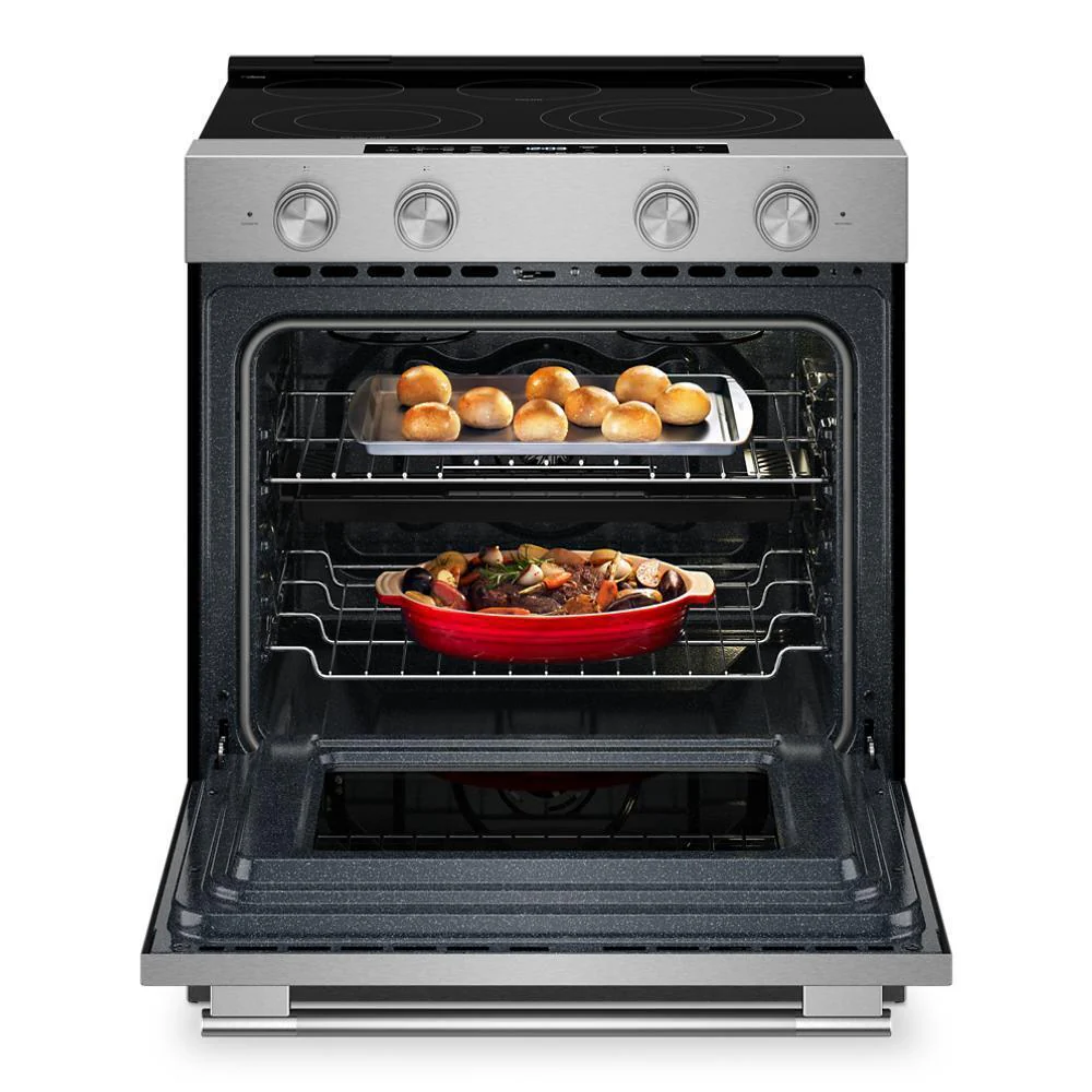Kitchenaid KSES530SPS 5.3 Cu. Ft. Smart Slide-in Electric Range with Two Even-Heat™ Hyper Elements and Convection Cooking Modes - Image 14