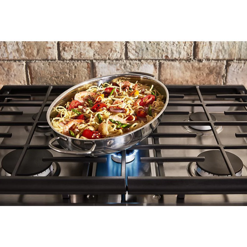 Kitchenaid KSGB900ESS 30-Inch 5 Burner Gas Convection Slide-In Range with Baking Drawer - Image 35