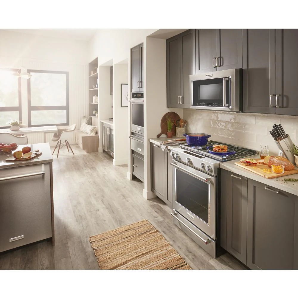 Kitchenaid KSGB900ESS 30-Inch 5 Burner Gas Convection Slide-In Range with Baking Drawer - Image 38