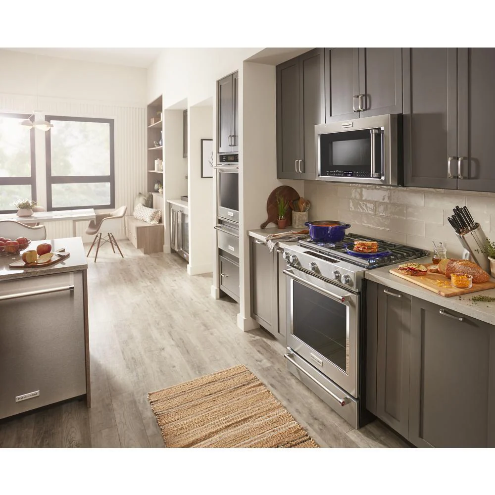 Kitchenaid KSGB900ESS 30-Inch 5 Burner Gas Convection Slide-In Range with Baking Drawer - Image 41