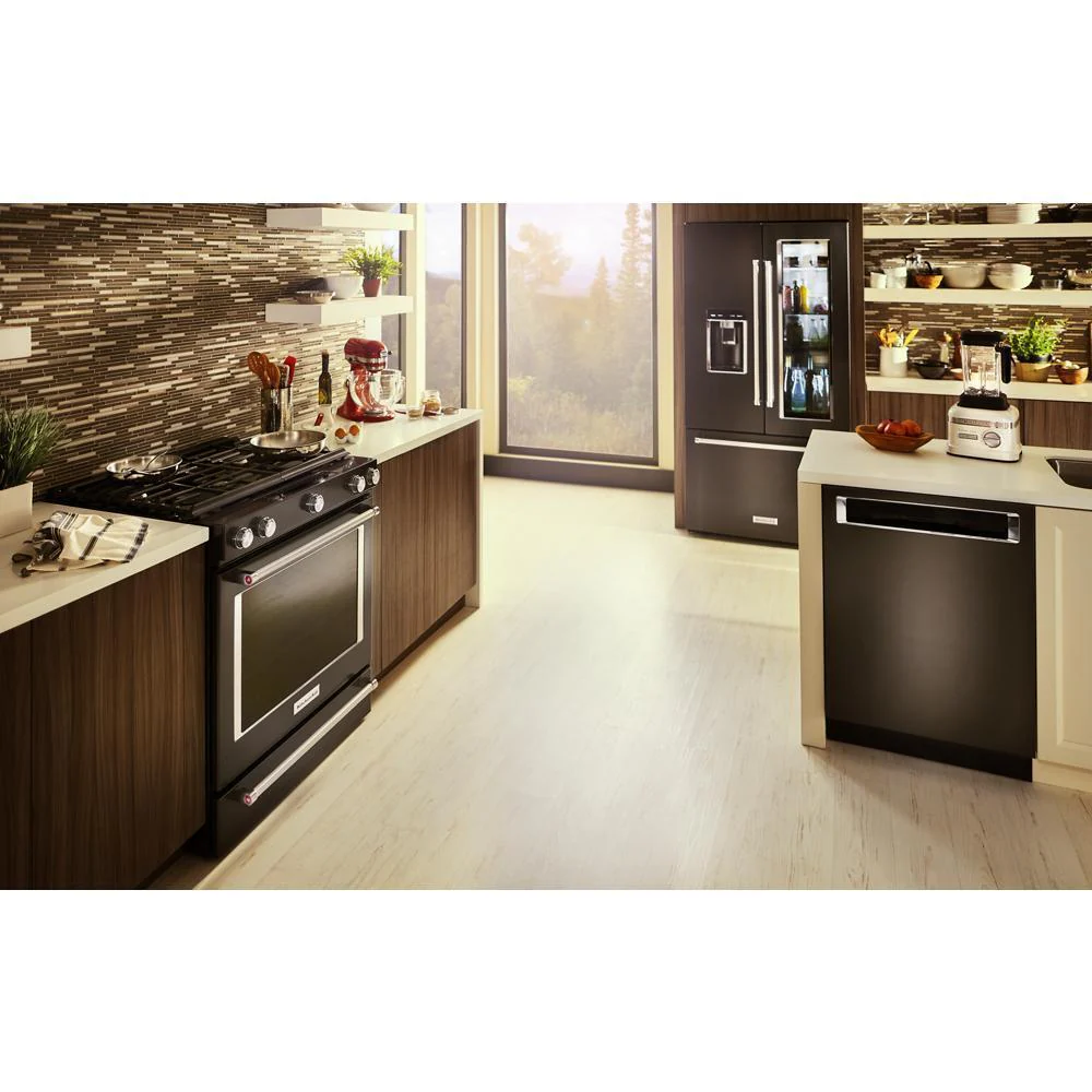 Kitchenaid KSGG700EBS 30-Inch 5-Burner Gas Slide-In Convection Range - Image 19