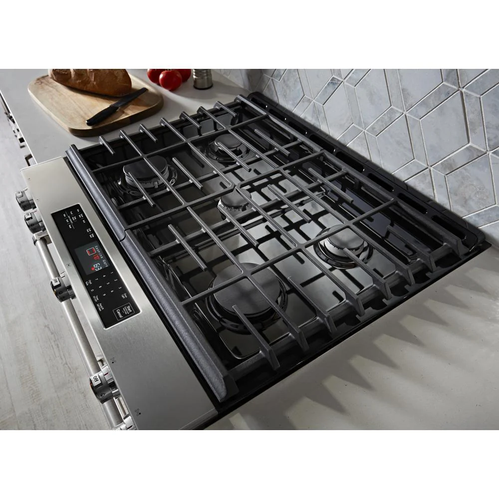 Kitchenaid KSGG700ESS 30-Inch 5-Burner Gas Slide-In Convection Range - Image 7