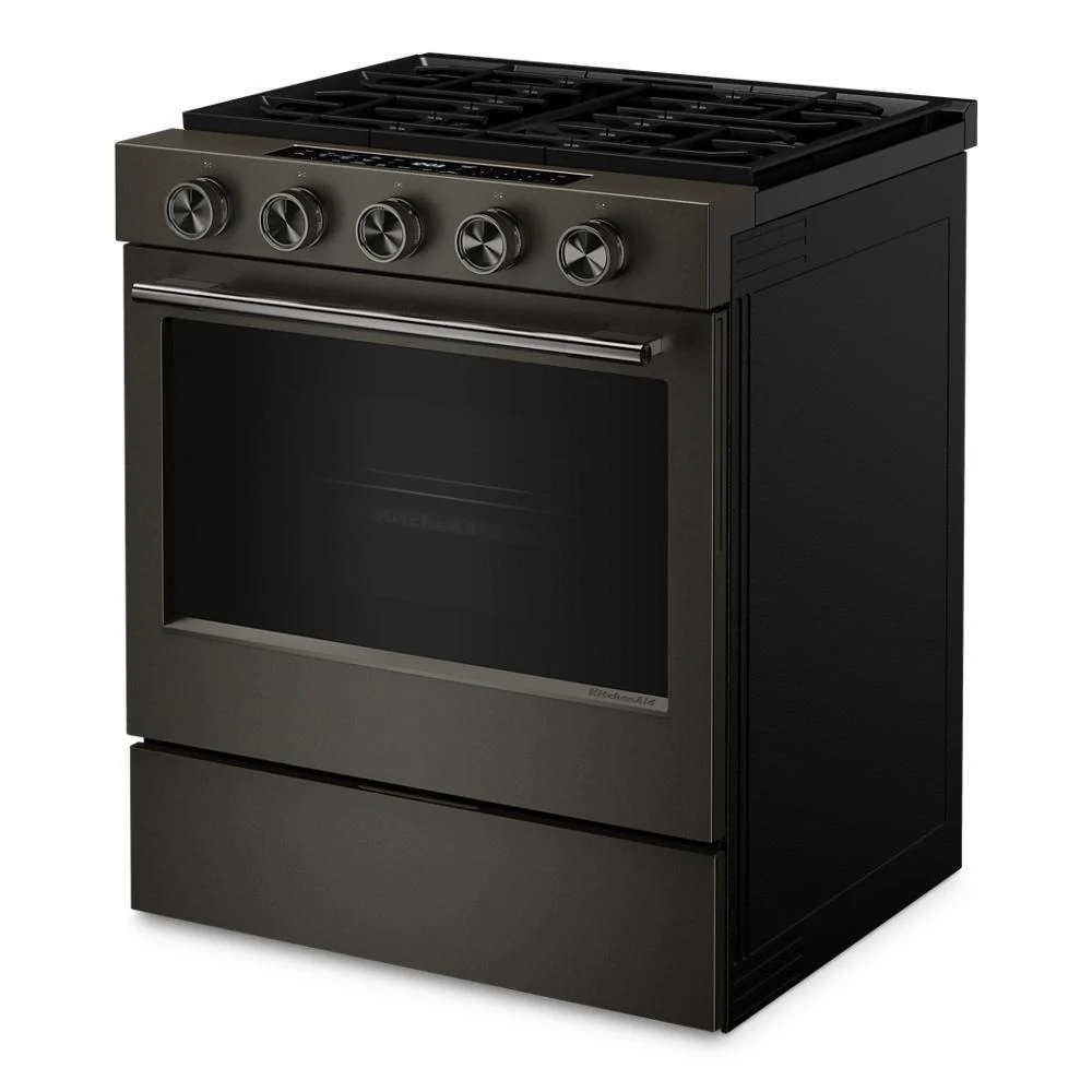 Kitchenaid KSGS530SBE 5.0 Cu. Ft. Smart Slide-in Gas Range with Convection Cooking Modes and 2-in-1 Burner - Image 15