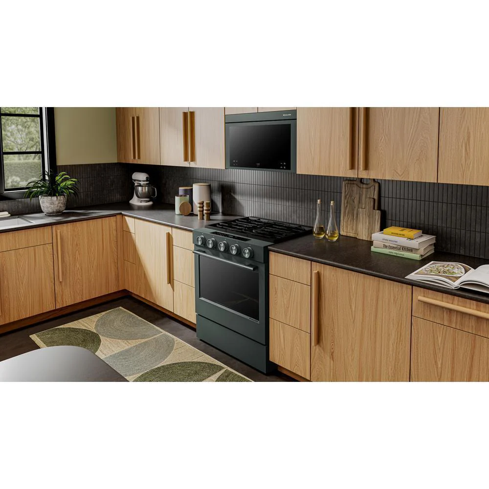 Kitchenaid KSGS530SJP 5.0 Cu. Ft. Smart Slide-in Gas Range with Convection Cooking Modes and 2-in-1 Burner - Image 5