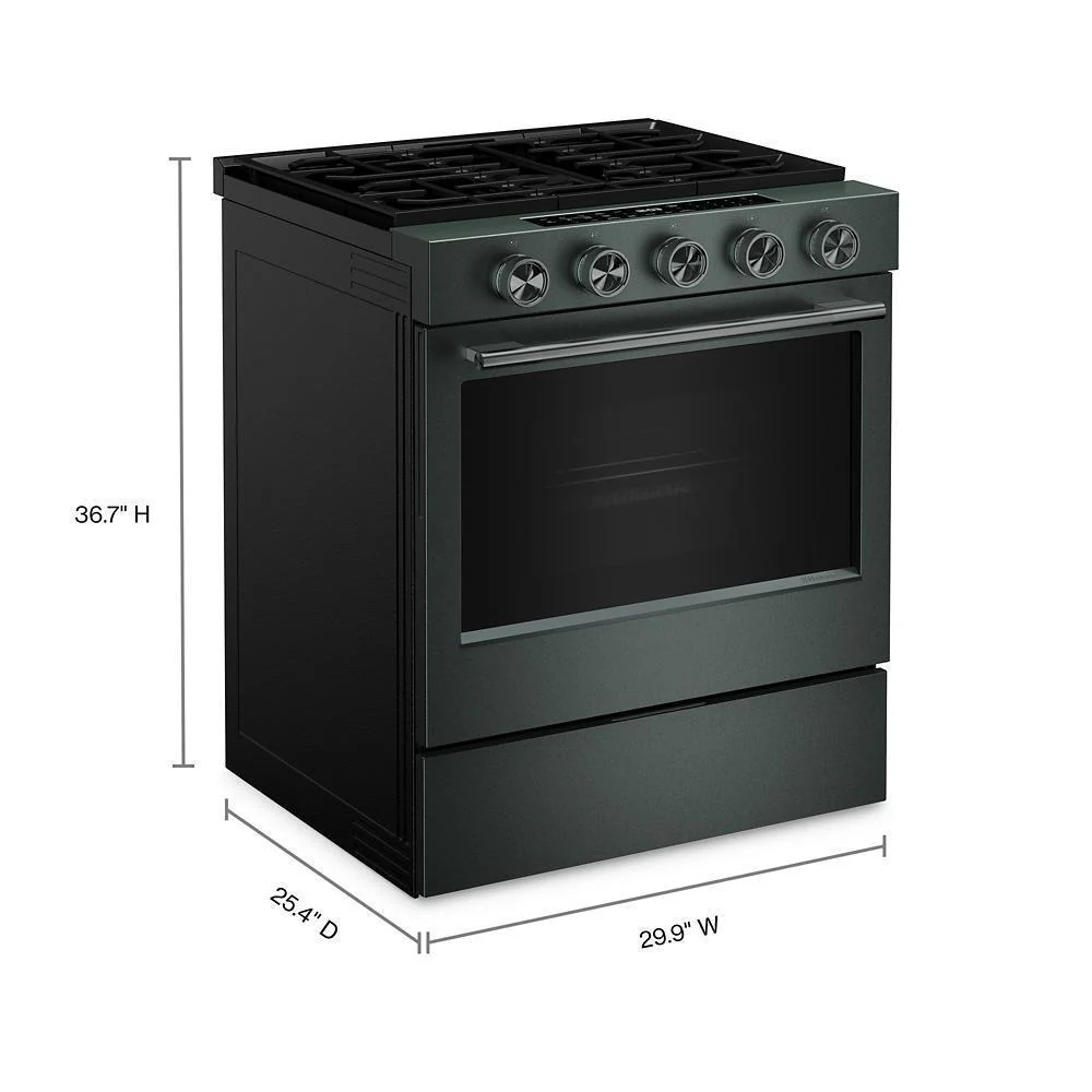 Kitchenaid KSGS530SJP 5.0 Cu. Ft. Smart Slide-in Gas Range with Convection Cooking Modes and 2-in-1 Burner - Image 6