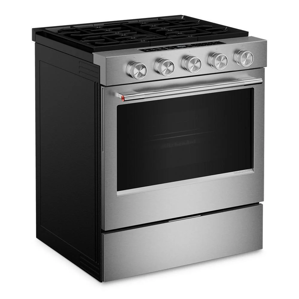 Kitchenaid KSGS530SPS 5.0 Cu. Ft. Smart Slide-in Gas Range with Convection Cooking Modes and 2-in-1 Burner - Image 15