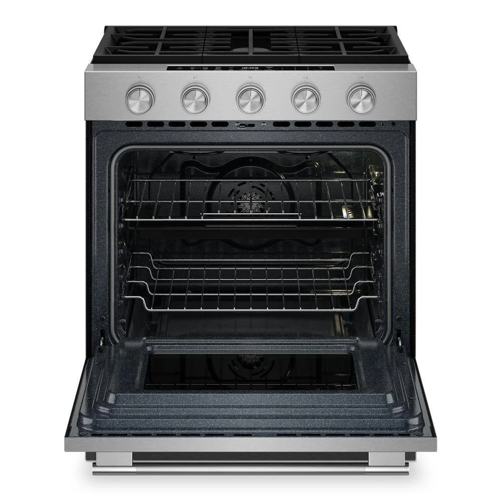 Kitchenaid KSGS530SPS 5.0 Cu. Ft. Smart Slide-in Gas Range with Convection Cooking Modes and 2-in-1 Burner - Image 16