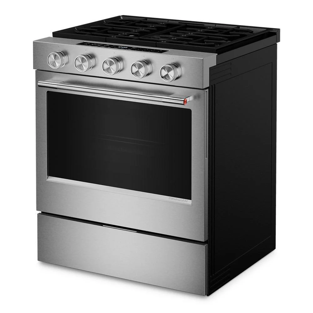 Kitchenaid KSGS530SPS 5.0 Cu. Ft. Smart Slide-in Gas Range with Convection Cooking Modes and 2-in-1 Burner - Image 18
