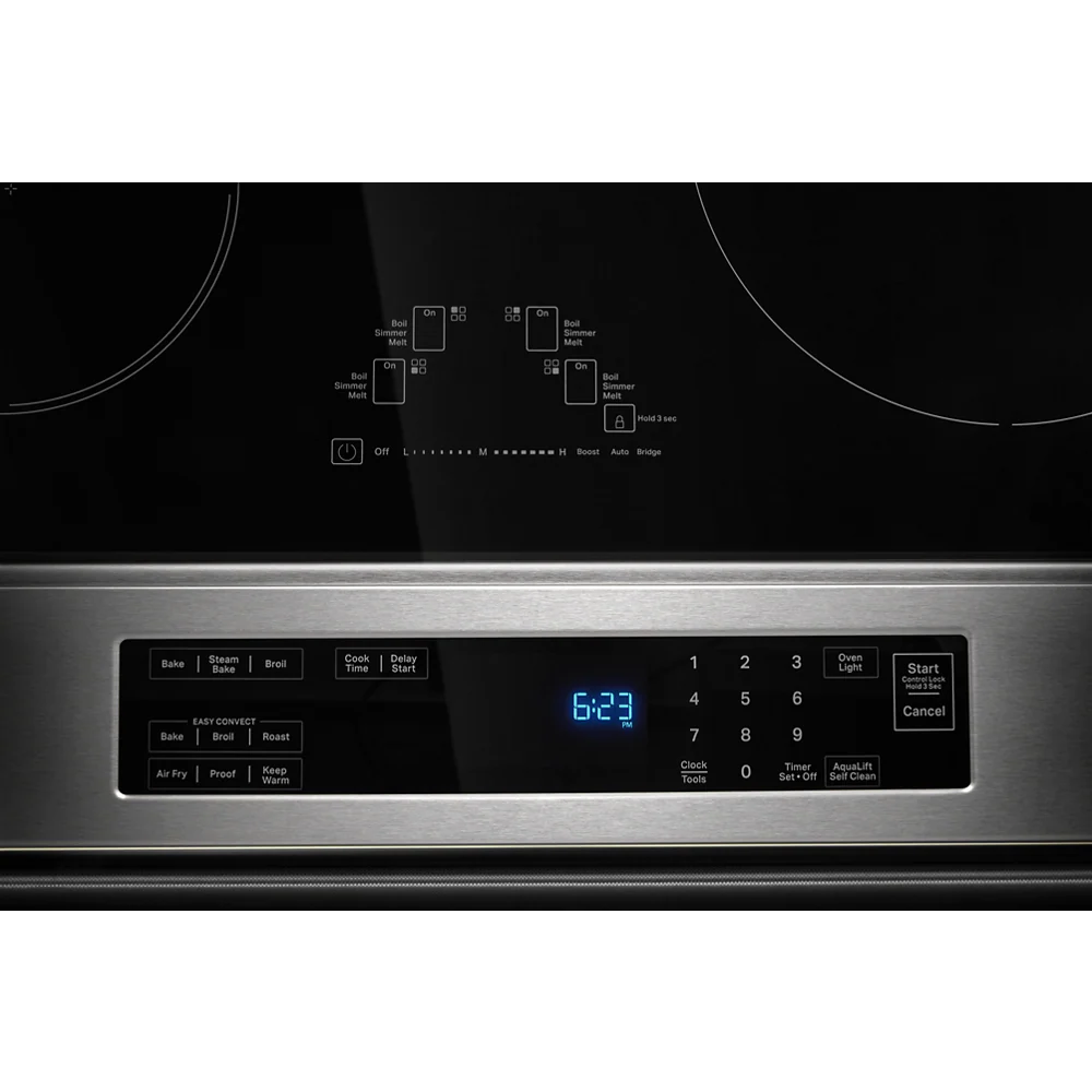 Kitchenaid KSIS730PSS 30-Inch 4-Element Induction Slide-In Convection Range with Air Fry - Image 7