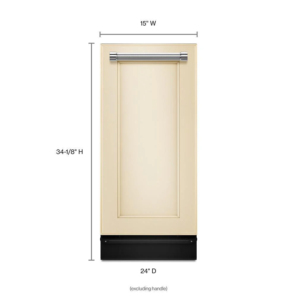 Kitchenaid KTTS505EPA 1.4 Cu. Ft. Panel-Ready Built-In Trash Compactor - Image 3