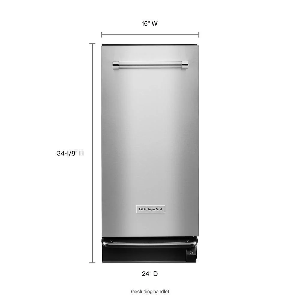 Kitchenaid KTTS505ESS 1.4 Cu. Ft. Built-In Trash Compactor - Image 2