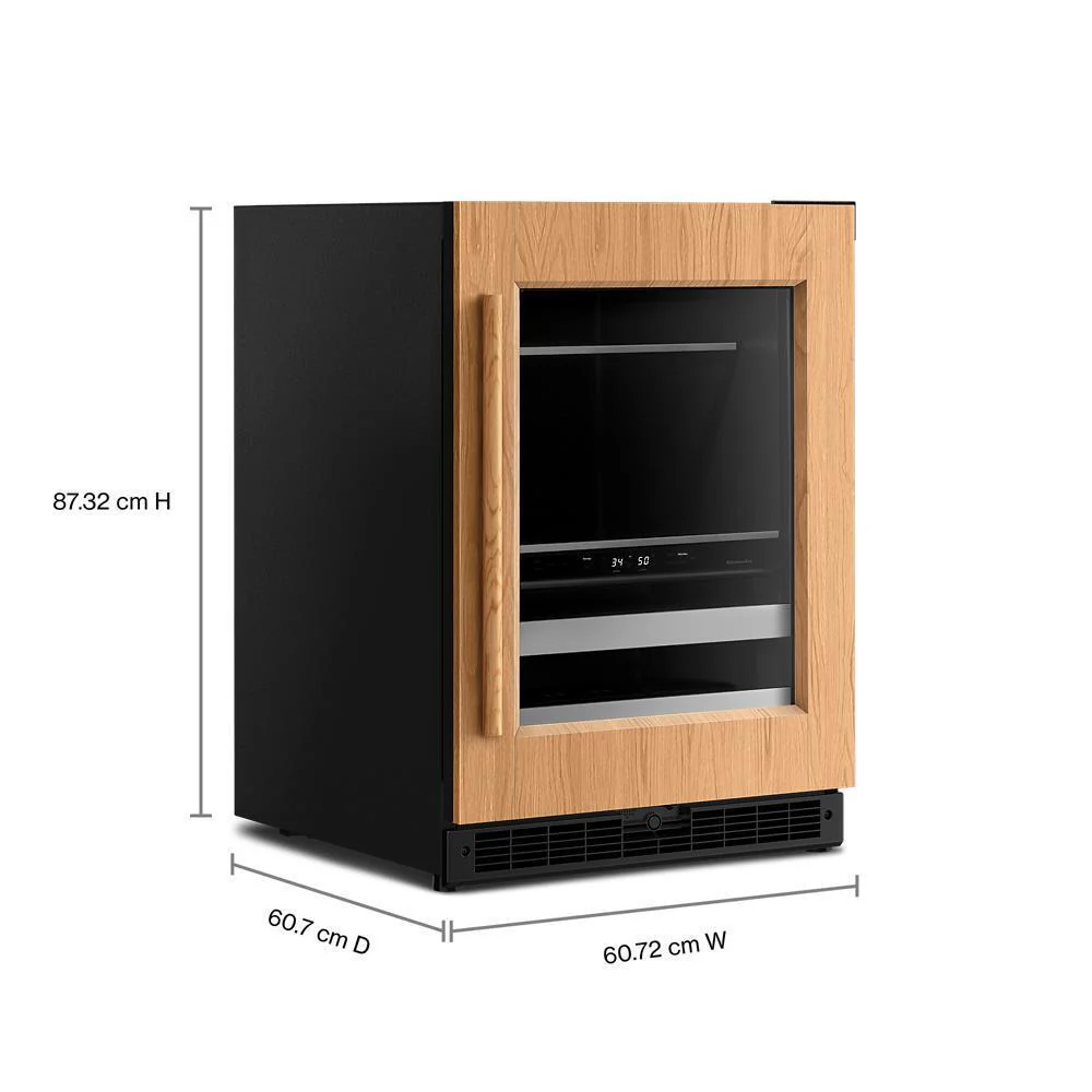 Kitchenaid KUBL524SPA 24" Panel-Ready Beverage Center - Image 2