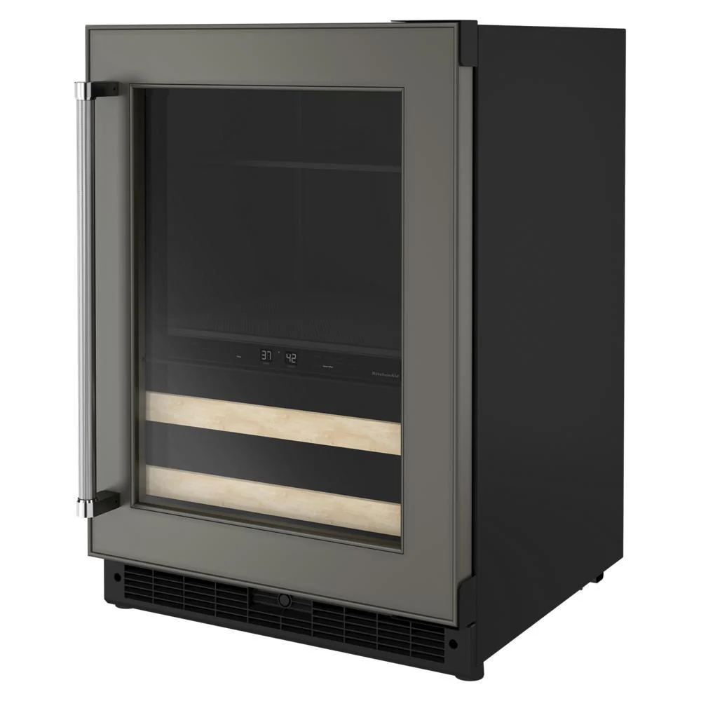 Kitchenaid KUBR214KPA 24" Panel-Ready Beverage Center with Wood-Front Racks - Image 3
