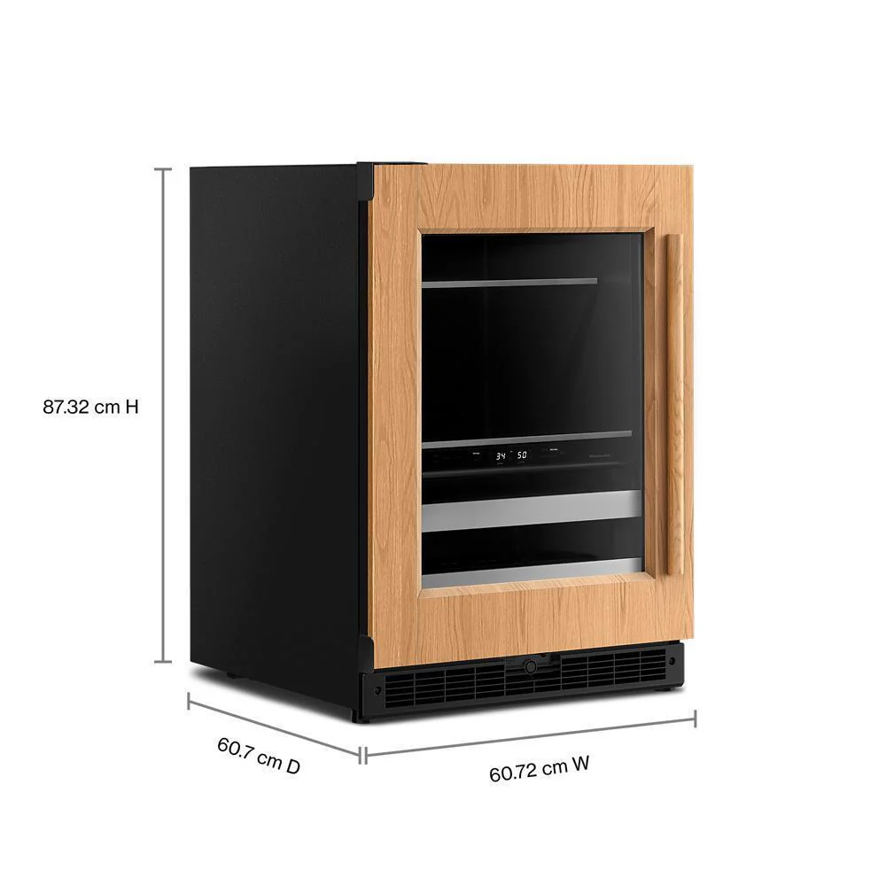 Kitchenaid KUBR524SPA 24" Panel-Ready Beverage Center - Image 2