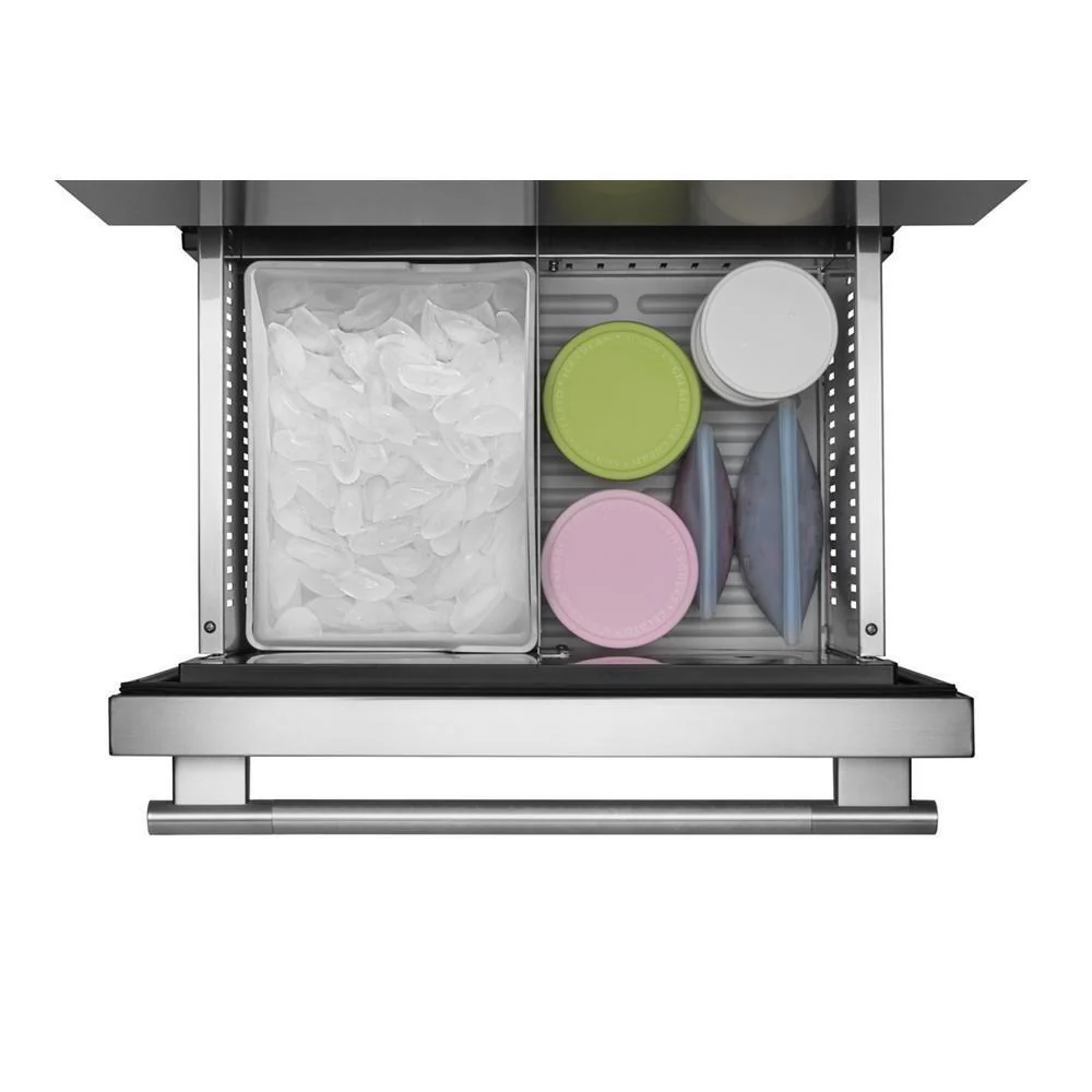 Kitchenaid KUCT524SSB 24" Stainless Steel Undercounter Double-Drawer Refrigerator/Freezer - Image 3