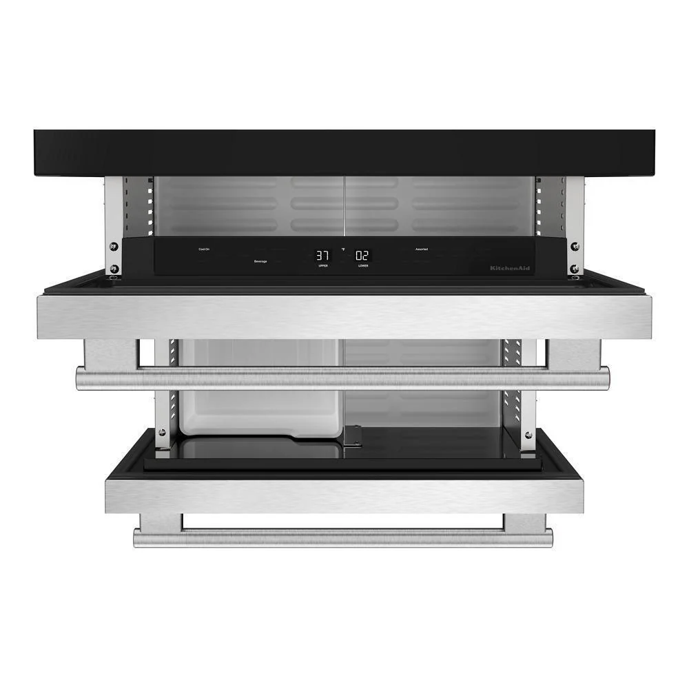 Kitchenaid KUCT524SSB 24" Stainless Steel Undercounter Double-Drawer Refrigerator/Freezer - Image 8