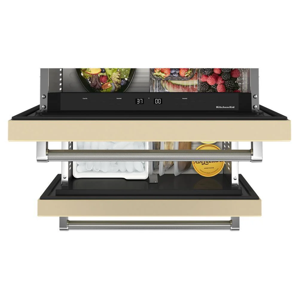 Kitchenaid KUDF204KPA 24" Panel-Ready Undercounter Double-Drawer Refrigerator/Freezer - Image 8