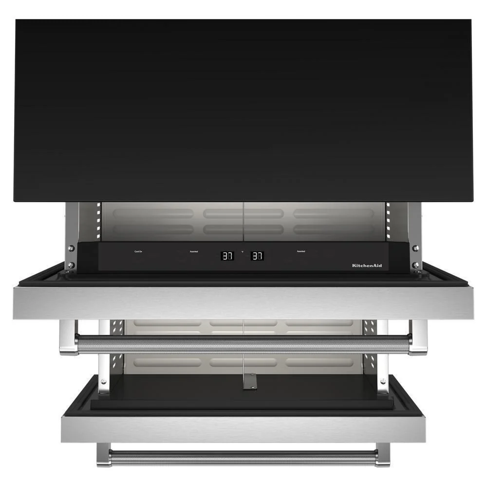Kitchenaid KUDR204KSB 24" Stainless Steel Undercounter Double-Drawer Refrigerator - Image 6
