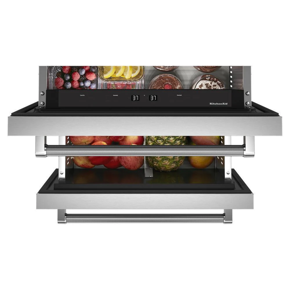 Kitchenaid KUDR204KSB 24" Stainless Steel Undercounter Double-Drawer Refrigerator - Image 8