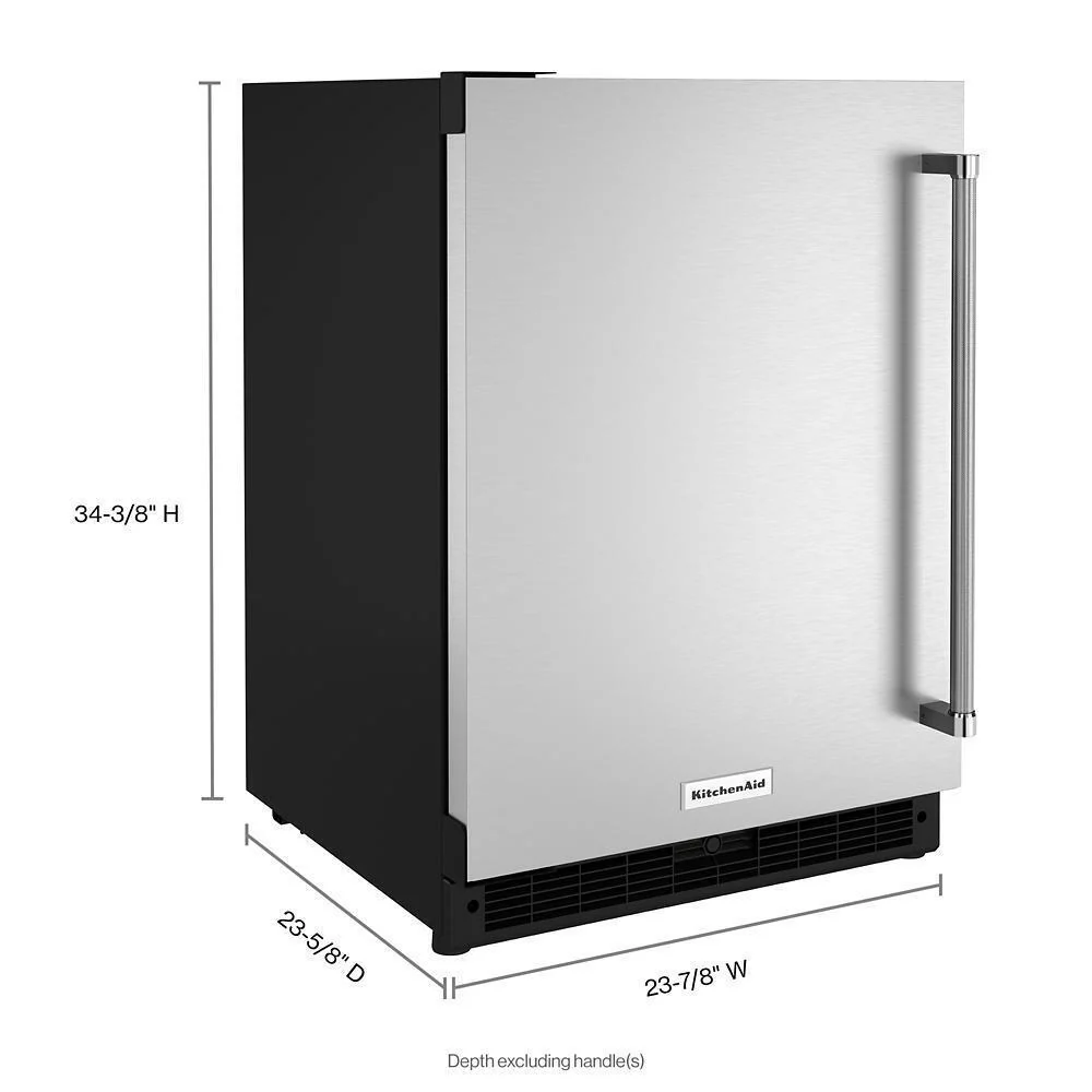 Kitchenaid KURL114KSB 24" Undercounter Refrigerator with Stainless Steel Door - Image 5