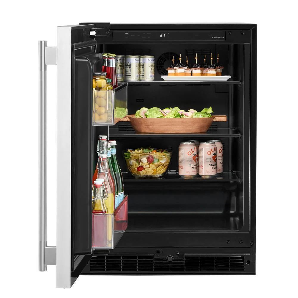 Kitchenaid KURL124SSB 24" Undercounter Refrigerator with Stainless Steel Door - Image 5