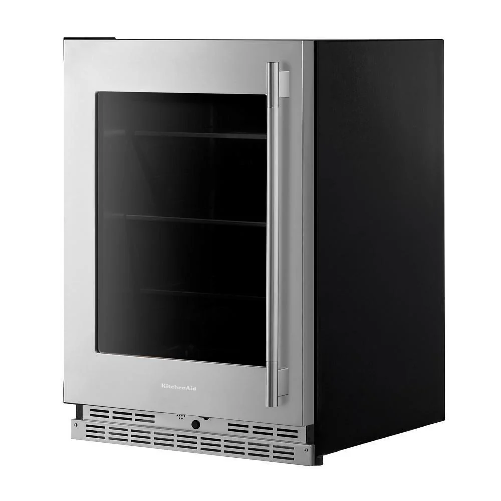 Kitchenaid KURL524SPS 24" Undercounter Refrigerator with Glass Door and Shelves with Metallic Accents - Image 5