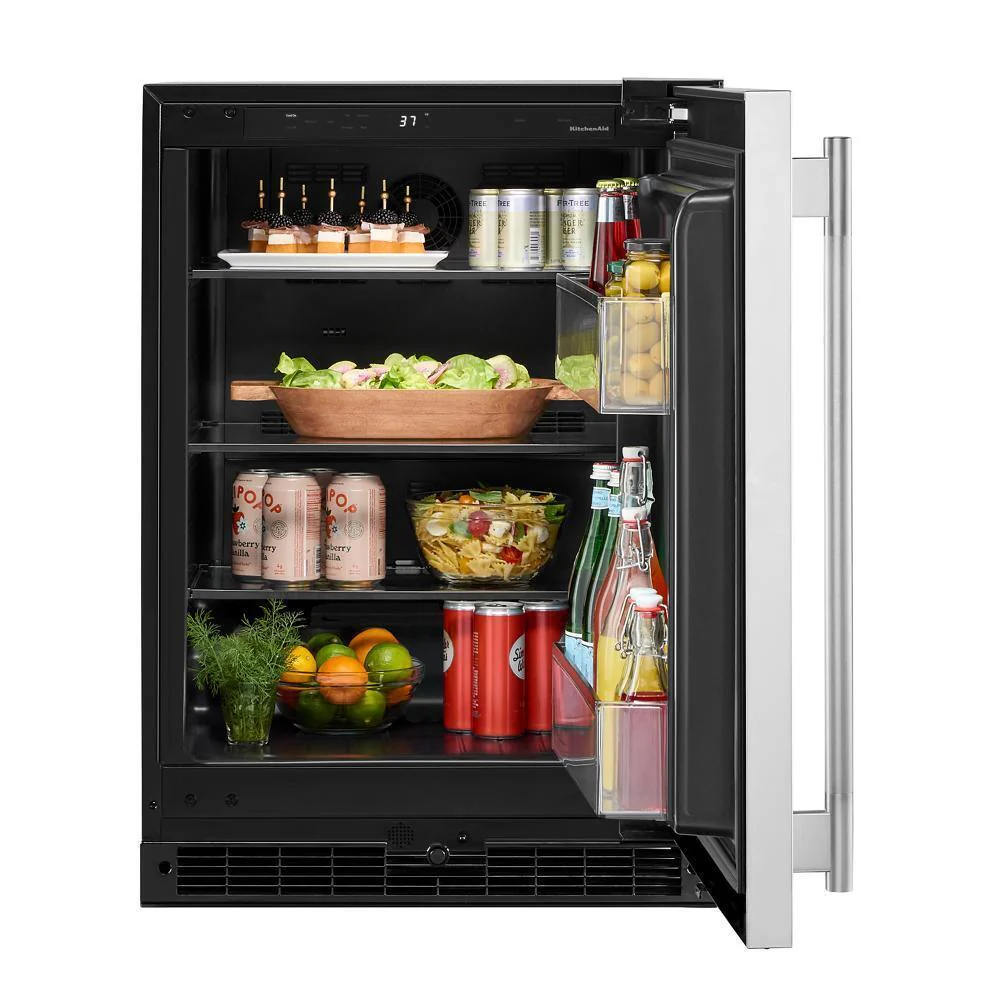 Kitchenaid KURR124SSB 24" Undercounter Refrigerator with Stainless Steel Door - Image 4