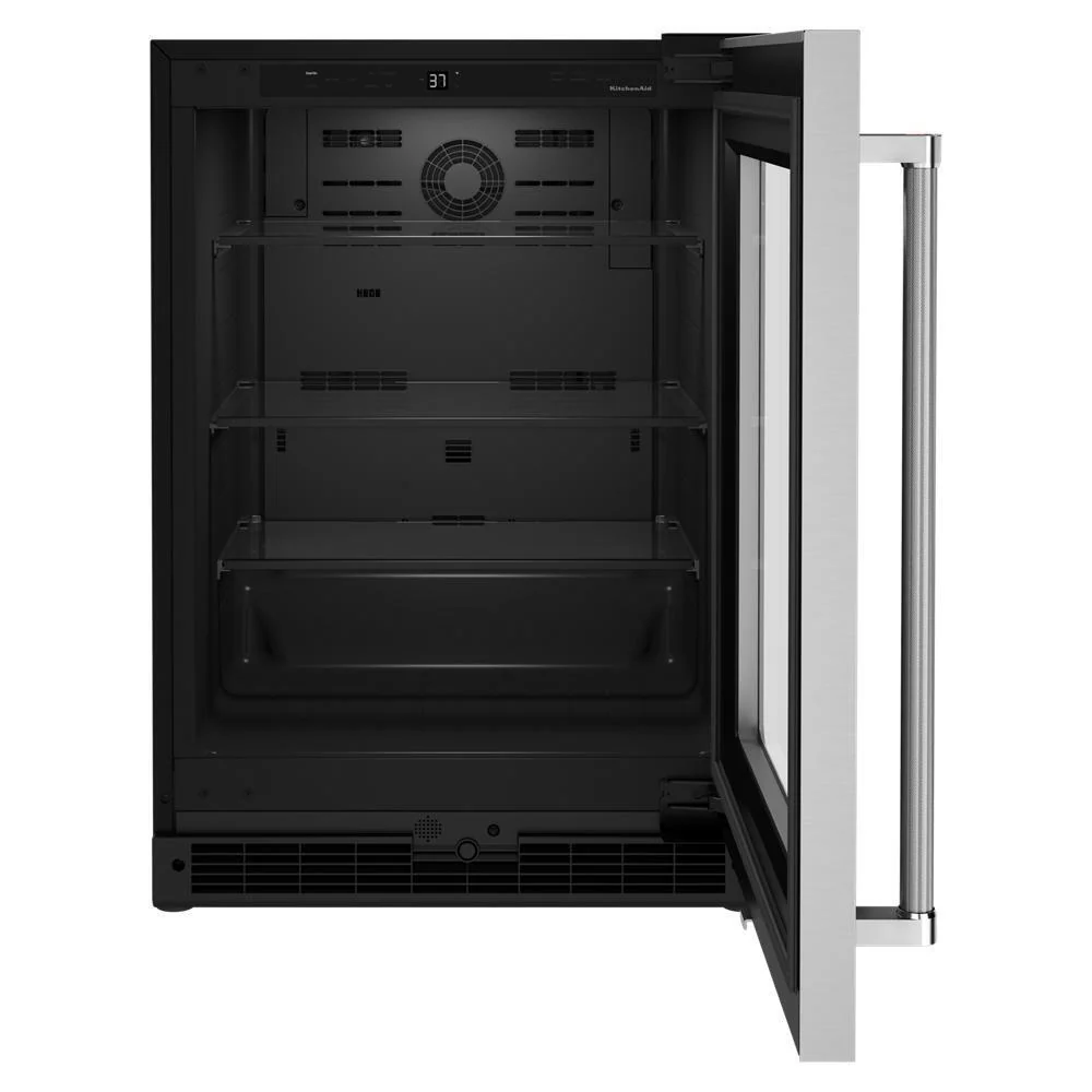 Kitchenaid KURR214KSB 24" Undercounter Refrigerator with Glass Door - Image 7