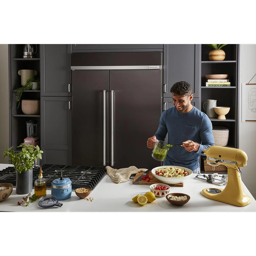 Kitchenaid KURR314KBS 24" Undercounter Refrigerator with Glass Door and Shelves with Metallic Accents and PrintShield™ Finish - Image 21