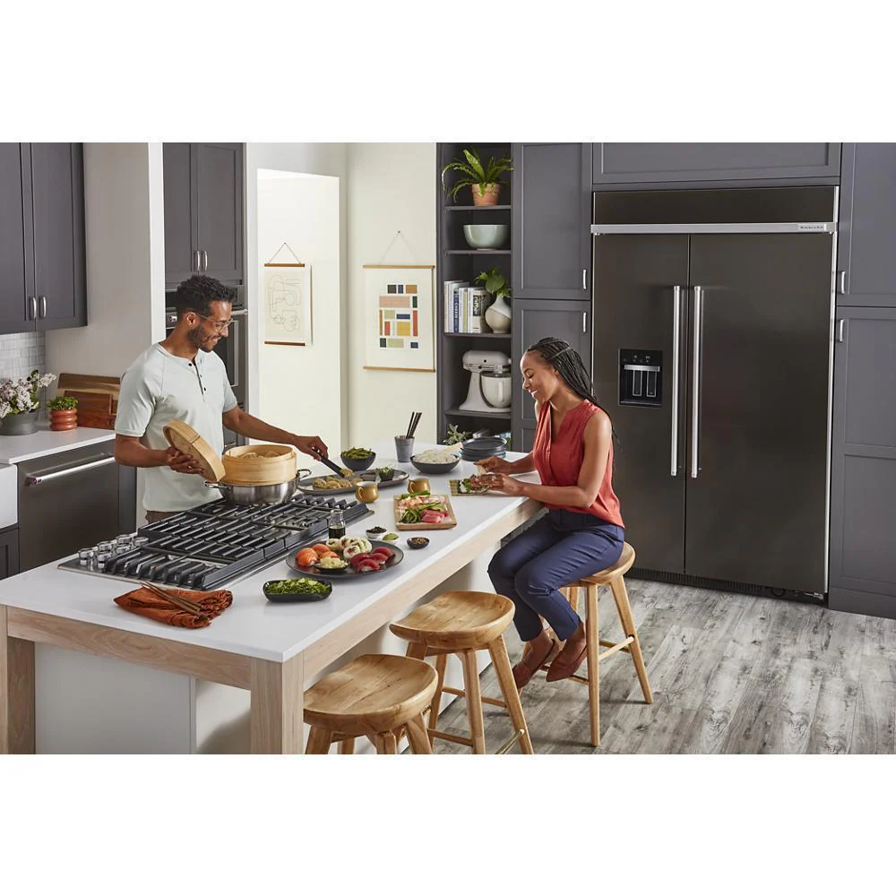 Kitchenaid KURR314KBS 24" Undercounter Refrigerator with Glass Door and Shelves with Metallic Accents and PrintShield™ Finish - Image 27