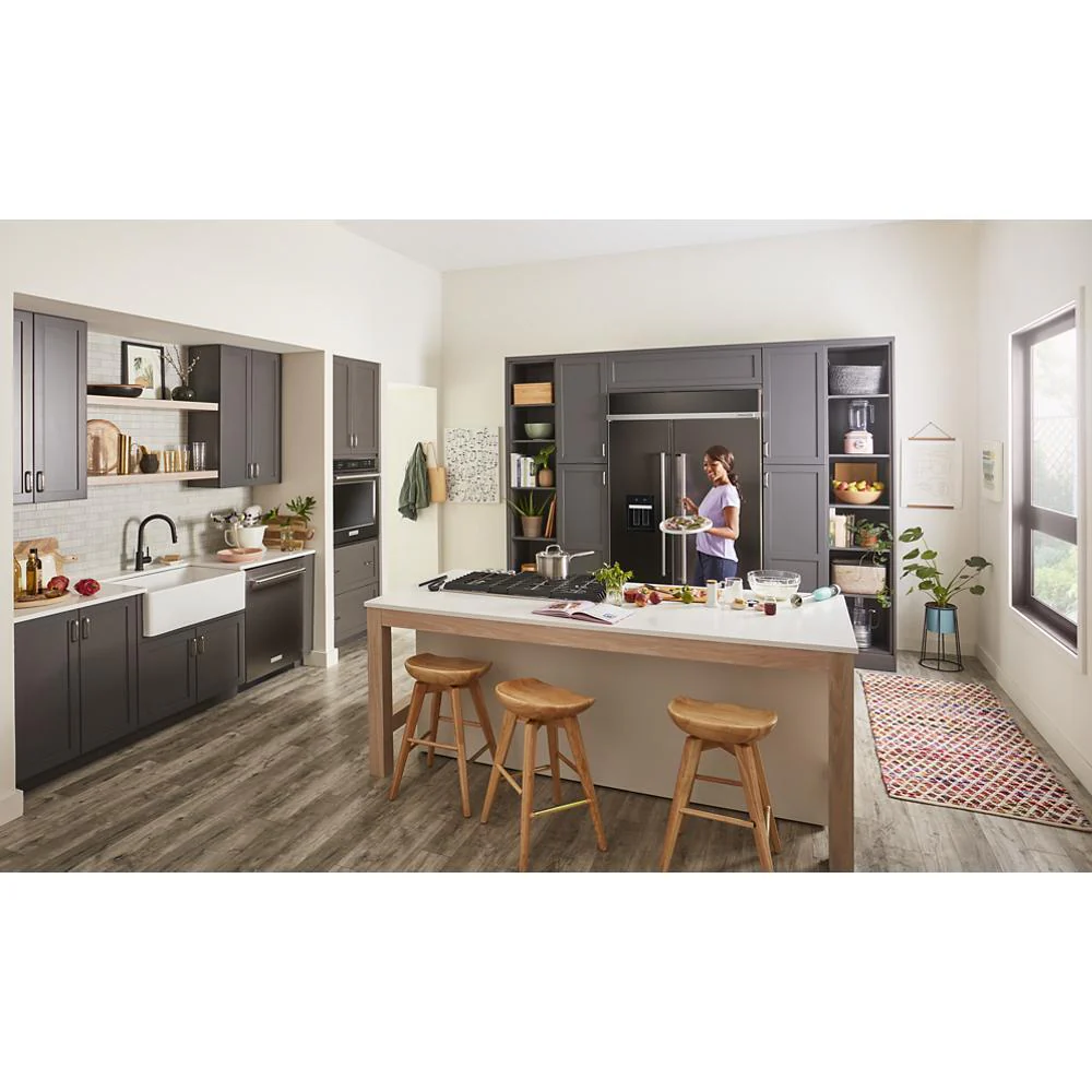 Kitchenaid KURR314KBS 24" Undercounter Refrigerator with Glass Door and Shelves with Metallic Accents and PrintShield™ Finish - Image 29