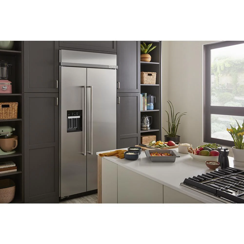 Kitchenaid KURR314KSS 24" Undercounter Refrigerator with Glass Door and Shelves with Metallic Accents - Image 13