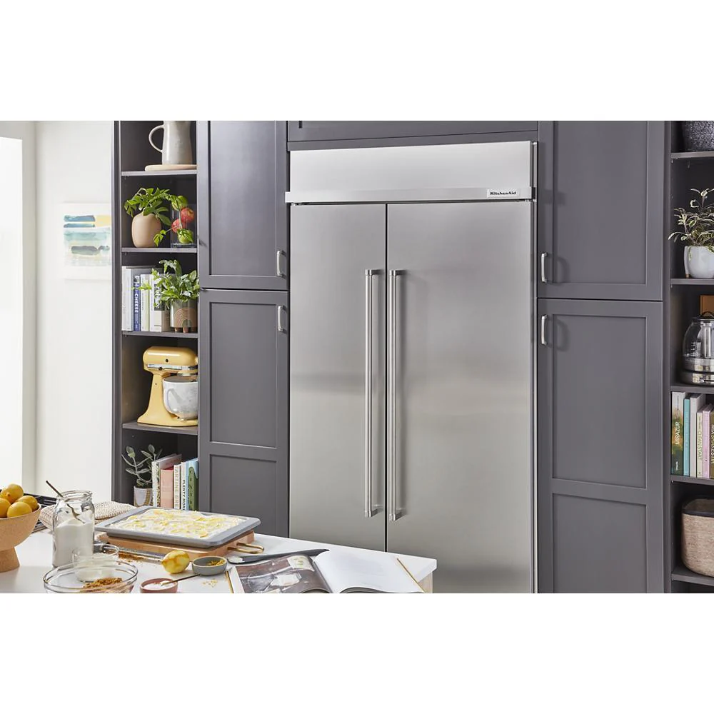 Kitchenaid KURR314KSS 24" Undercounter Refrigerator with Glass Door and Shelves with Metallic Accents - Image 14