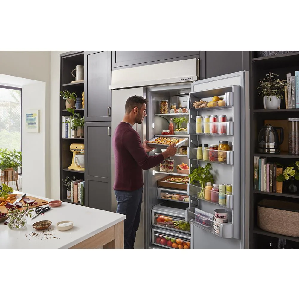 Kitchenaid KURR314KSS 24" Undercounter Refrigerator with Glass Door and Shelves with Metallic Accents - Image 22