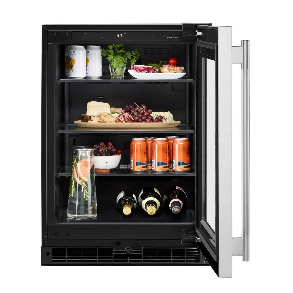 Kitchenaid KURR324SSB 24" Undercounter Refrigerator with Glass Door - Image 4