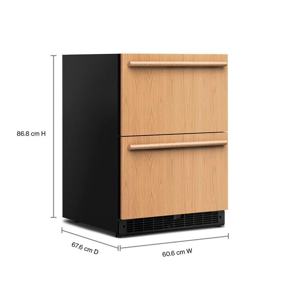 Kitchenaid KURT524SPA 24" Panel-Ready Undercounter Double-Drawer Refrigerator - Image 2