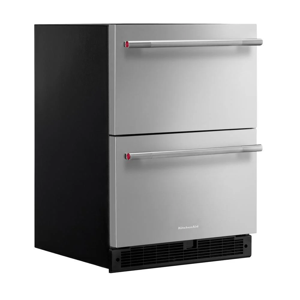 Kitchenaid KURT524SSB 24" Stainless Steel Undercounter Double-Drawer Refrigerator - Image 4