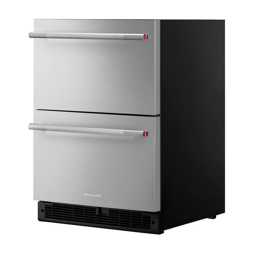 Kitchenaid KURT524SSB 24" Stainless Steel Undercounter Double-Drawer Refrigerator - Image 5