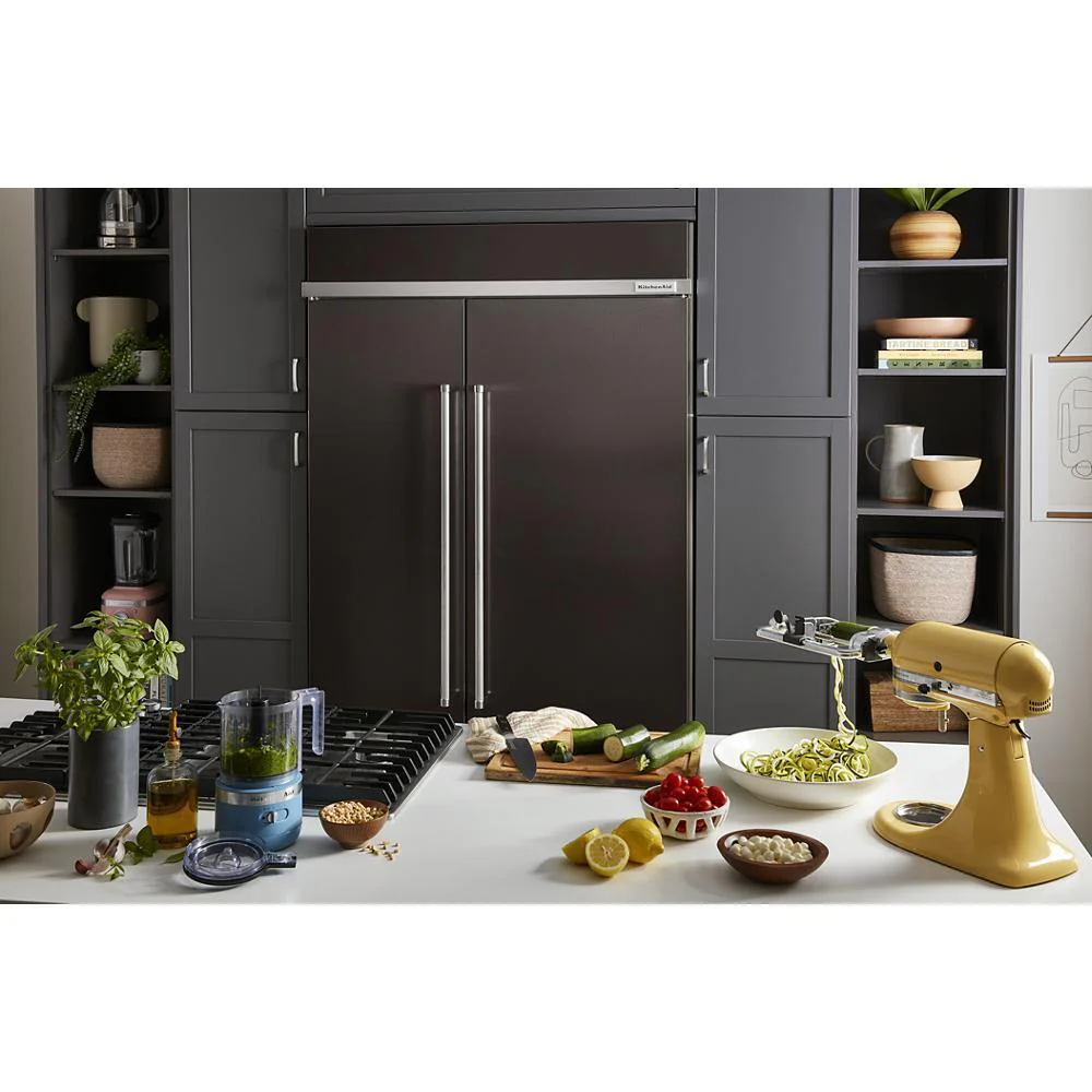 Kitchenaid KUWL314KBS 24" Undercounter Wine Cellar with Glass Door and Metal-Front Racks - Image 13