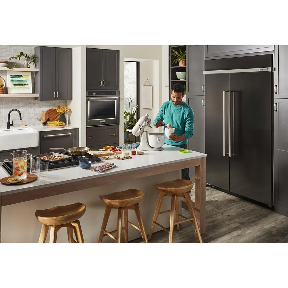Kitchenaid KUWL314KBS 24" Undercounter Wine Cellar with Glass Door and Metal-Front Racks - Image 28