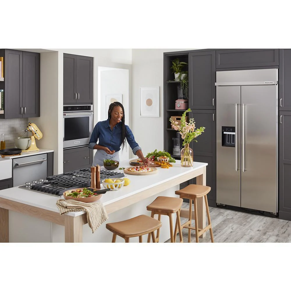Kitchenaid KUWL314KSS 24" Undercounter Wine Cellar with Glass Door and Metal-Front Racks - Image 27