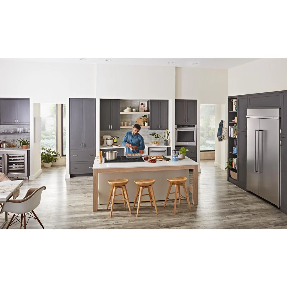 Kitchenaid KUWL314KSS 24" Undercounter Wine Cellar with Glass Door and Metal-Front Racks - Image 31