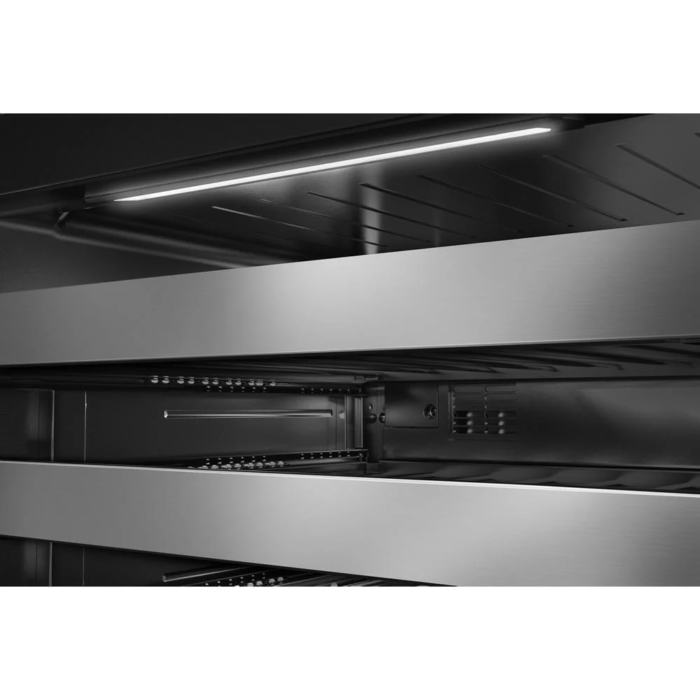 Kitchenaid KUWL324SSB 24" Undercounter Wine Cellar with Full-Extension Metal-Front Racks - Image 2