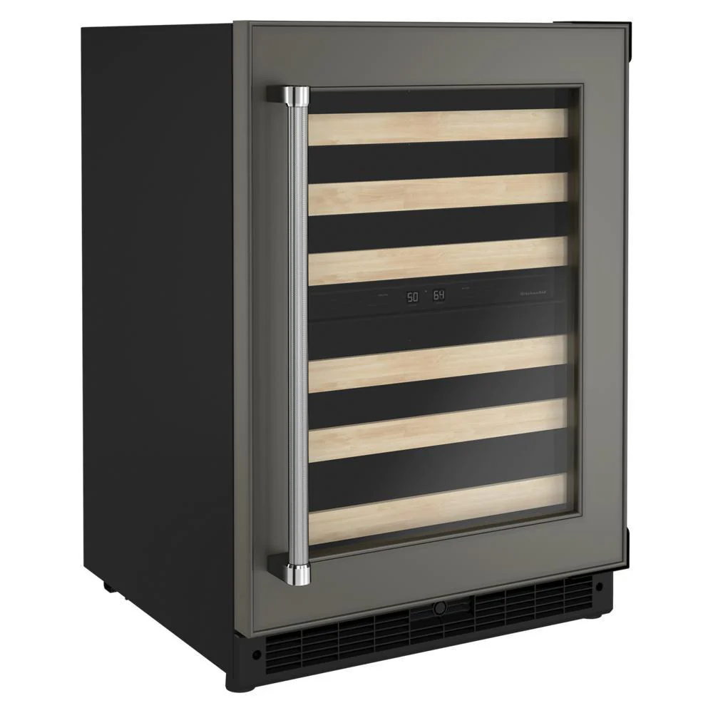 Kitchenaid KUWR214KPA 24" Panel-Ready Undercounter Wine Cellar with Wood-Front Racks - Image 2
